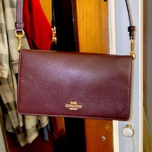 Burgundy Coach Purse
